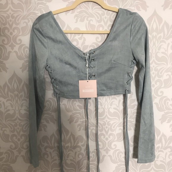 Carli Bybel x Missguided Crop Top NWT - Picture 5 of 12